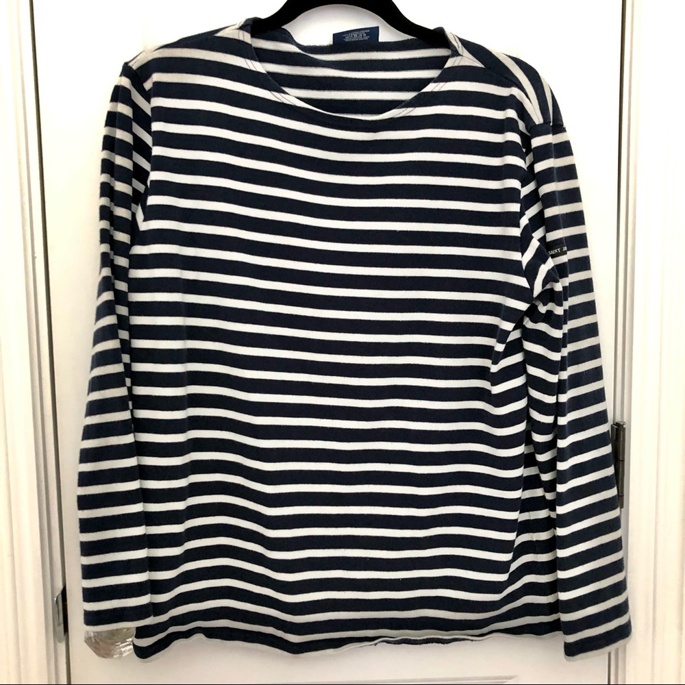 Saint James Meridien Breton Navy/Cream Top